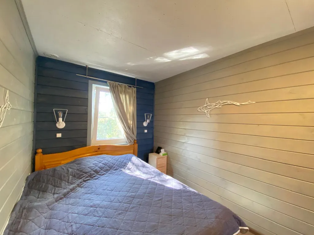 Дом на воде (Хаусбот) с баней и камином