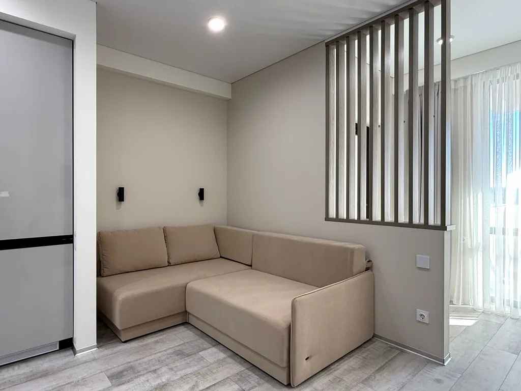 Квартира-студия с дизайнерским ремонтом