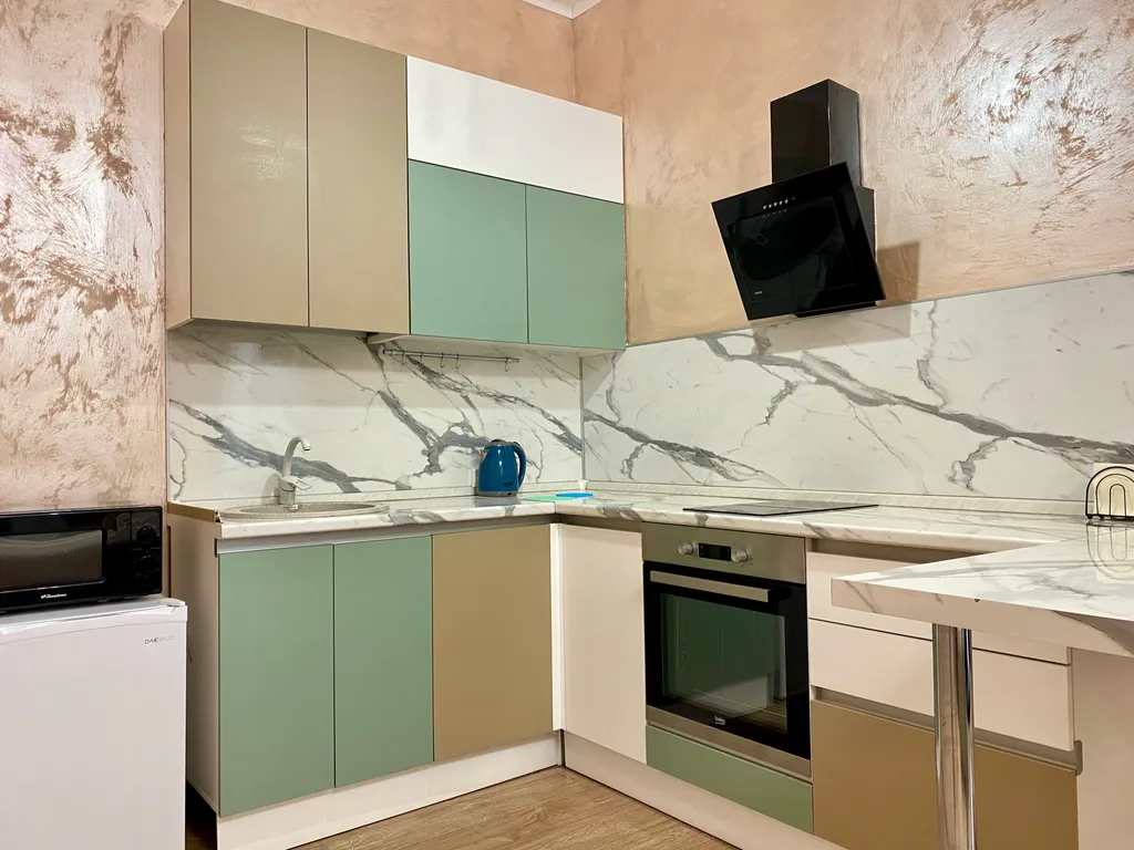 Студия на 25 этаже с видом на город