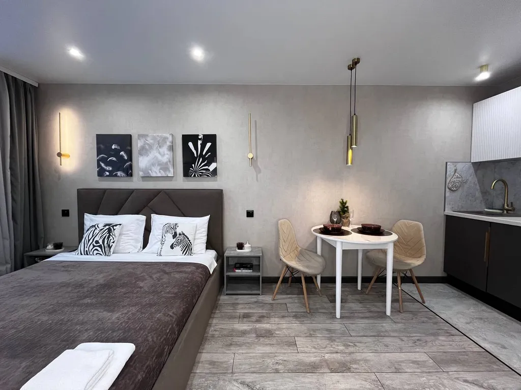 Уютная студия в ЖК Салют с дизайнерским ремонтом