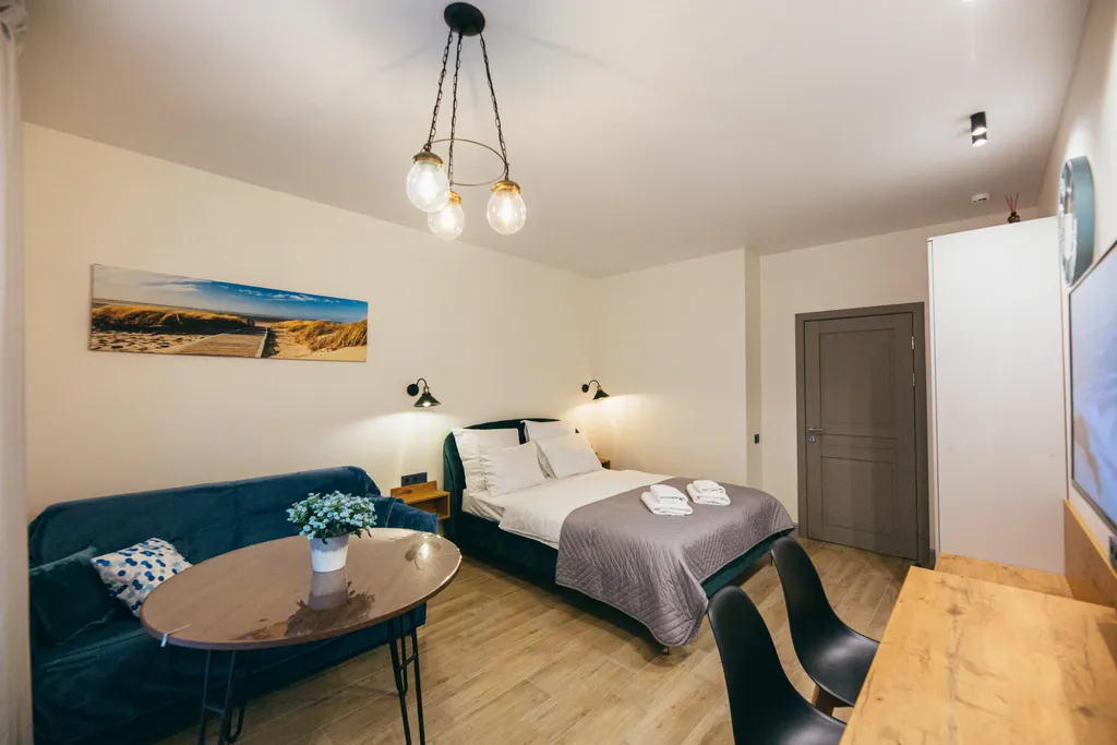 Квартира Olive marine resort с видом на море и большой террасой