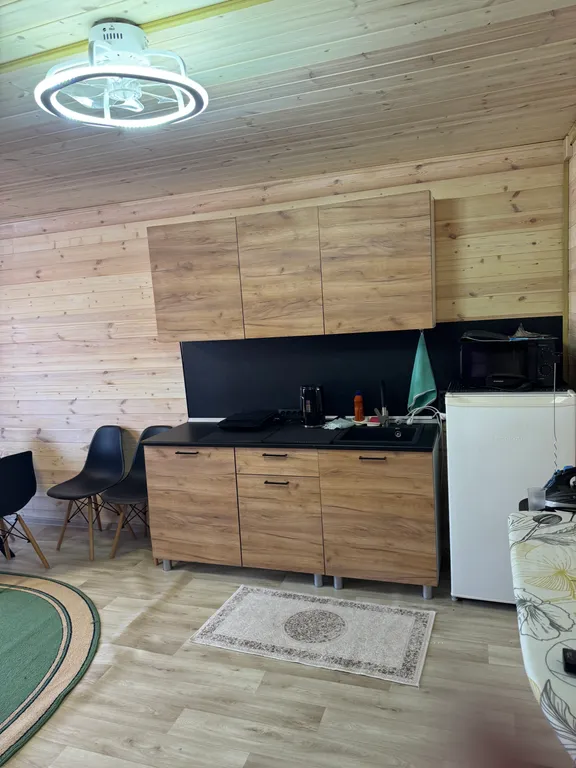 Дом 30m2 — чан, мангальная зона, детская площадка