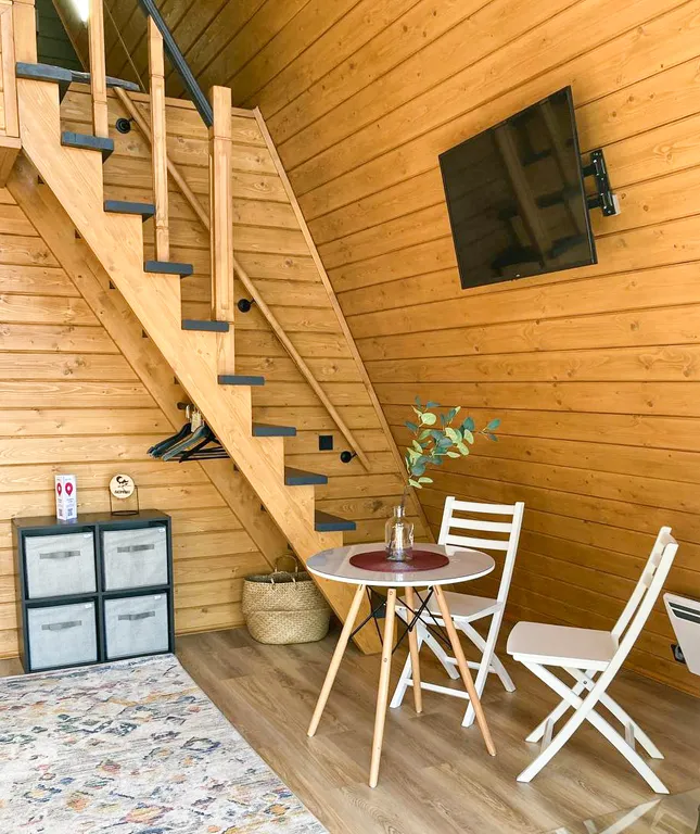 Коттедж Дом Афрейм светлый с подогреваемой купелью Лисичкино — Микли