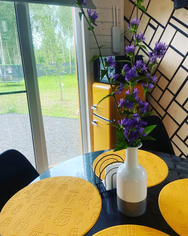 Домик в березах с баней