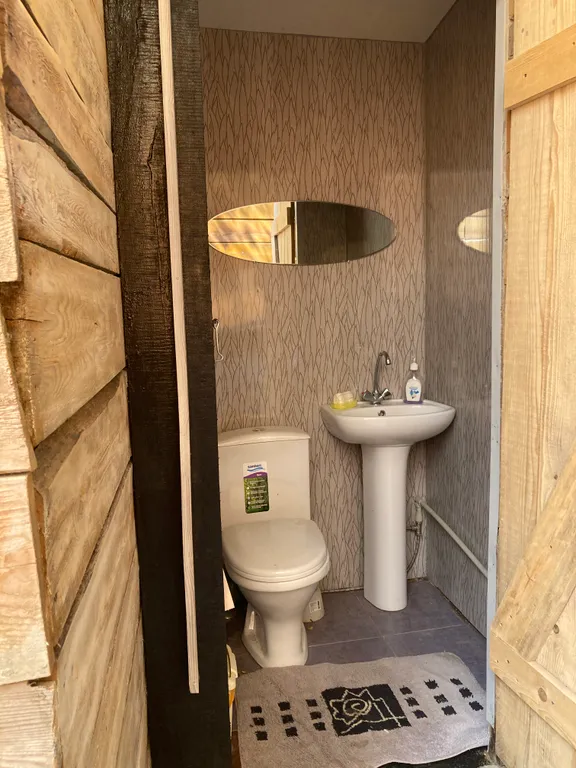 Шале в горах с бассеином и баней