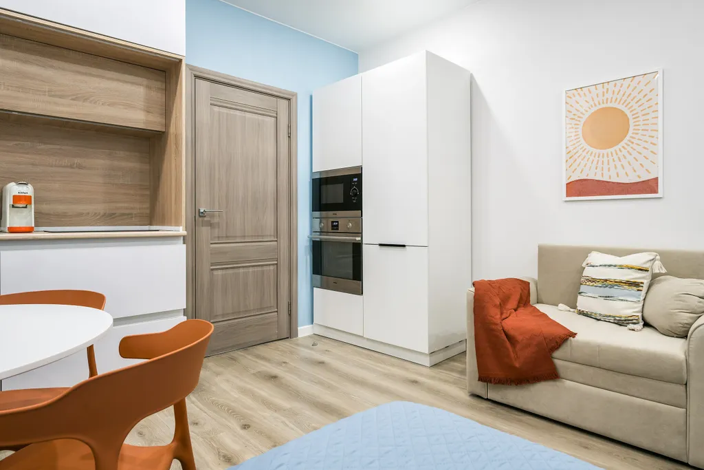 Квартира Квартира Teplo apartments студия на Среднерогатской — Санкт-Петербург