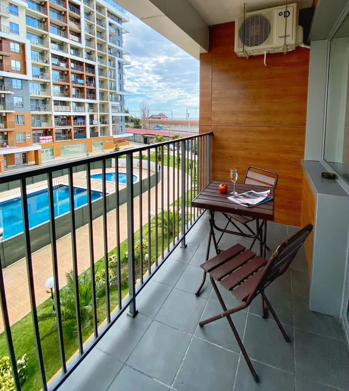 Студия в трех минутах от моря ЖК Каравелла Португалии