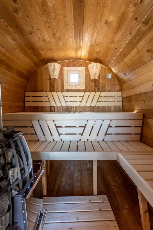 Дом стандарт c баней-бочкой