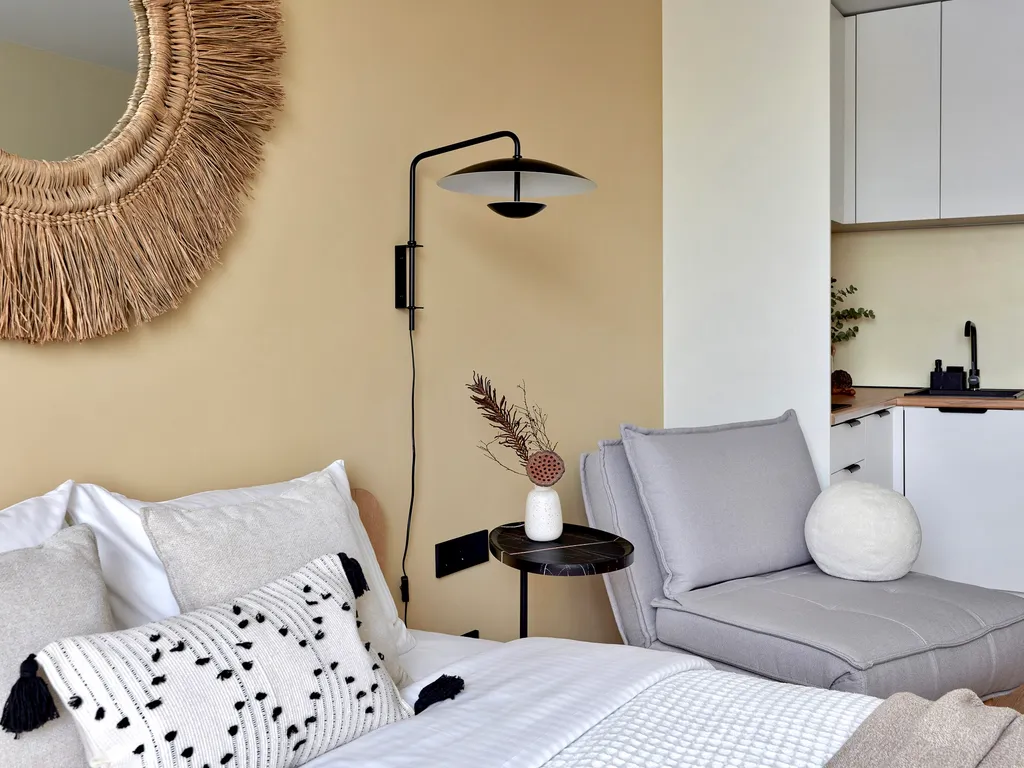 Квартира Квартира Апарт в современном отеле в 15 минутах от центра — Санкт-Петербург