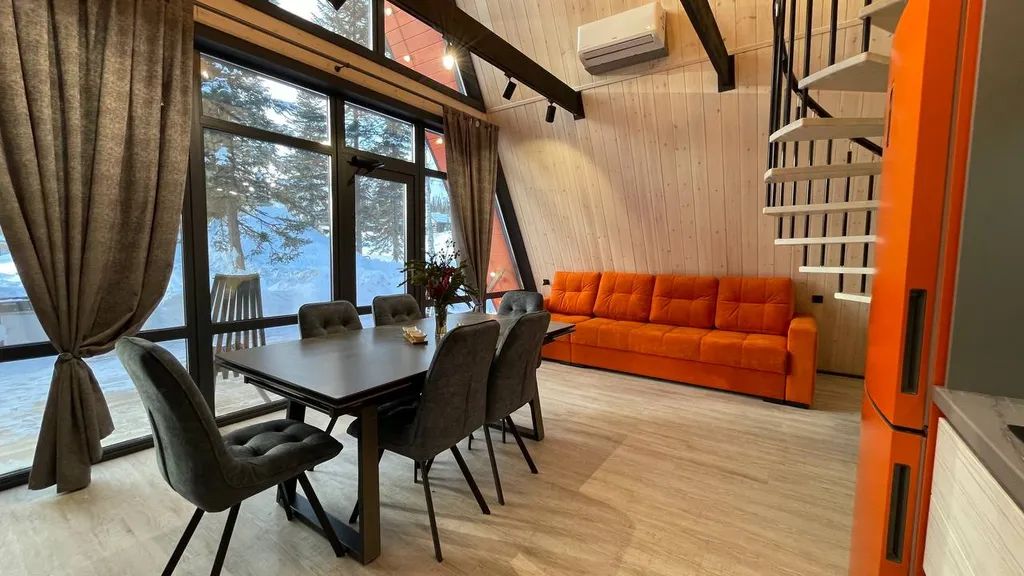 Коттедж А-фрейм в лесу 100 кв м — аренда посуточно в Шерегеш