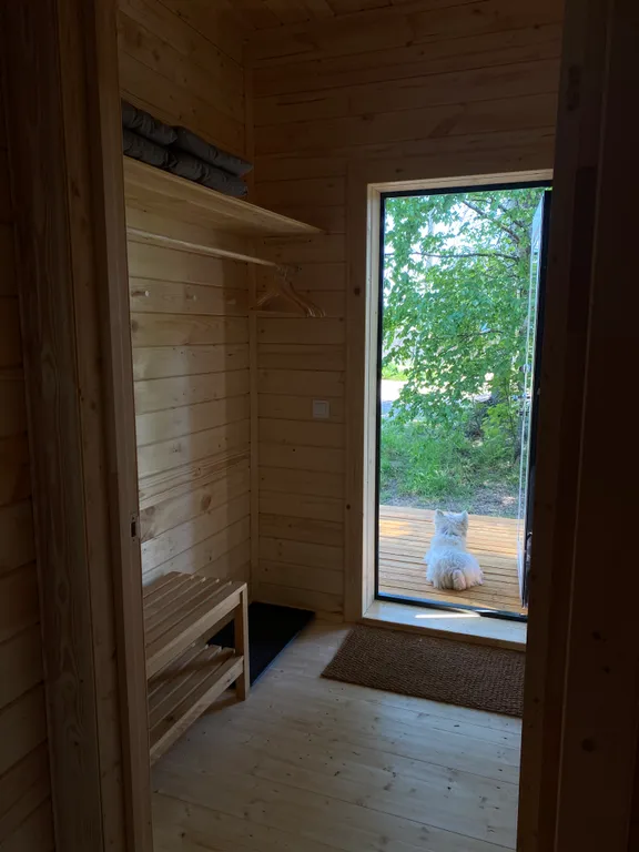 Уютный скандинавский барнхаус рядом с городом