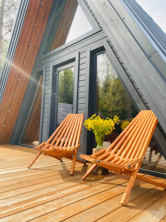 Уютный дом A-frame