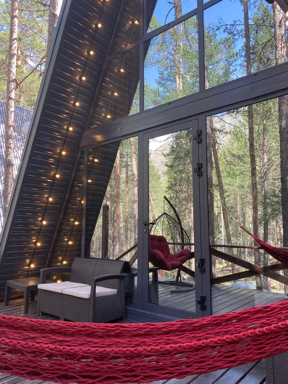 Коттедж Семейный дом стандарт с видом на сосновый лес — аренда посуточно в Терскол