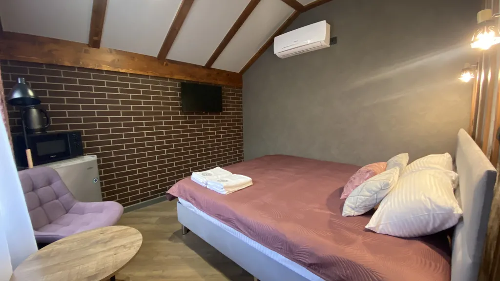 Уютный апартамент с двуспальной кроватью