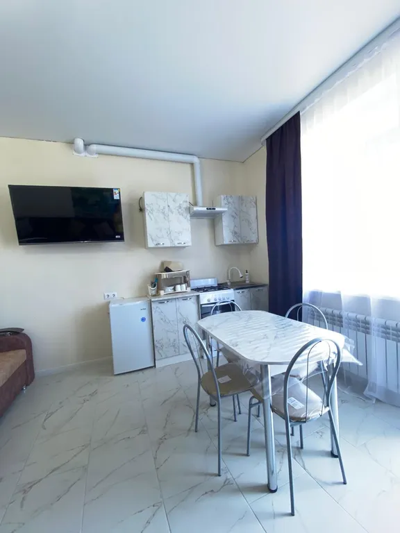 Квартира Апартаменты Люкс с кухней и балконом  с видом на море — Анапа