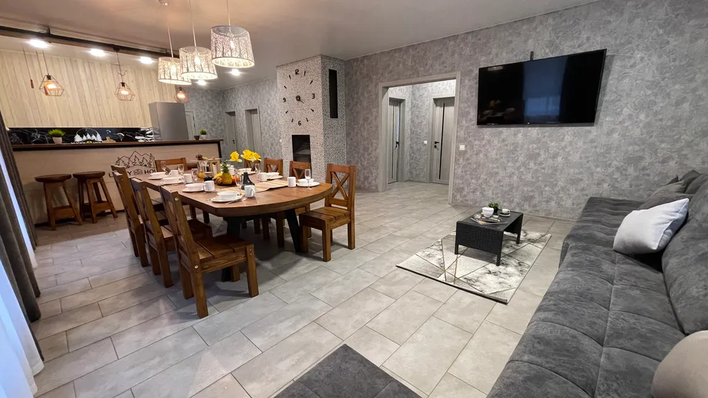 Yousinn, шале lucky house рядом с горнолыжкой манжерок, сауна