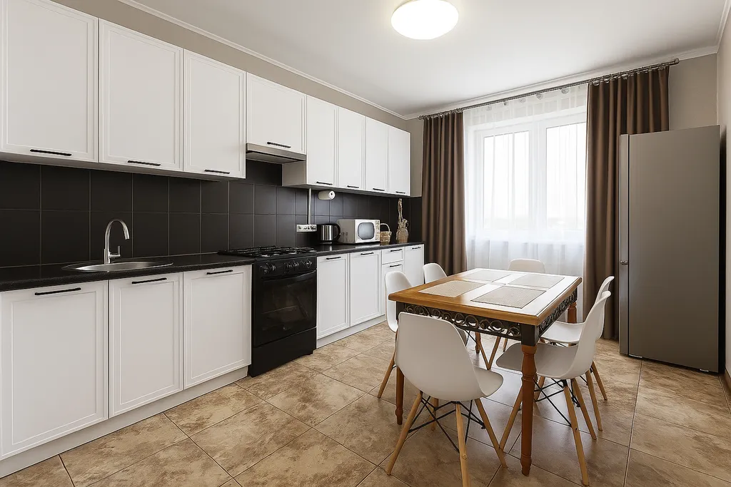 Квартира Светлая уютная двухкомнатная квартира рядом с тц меганом — Мирное