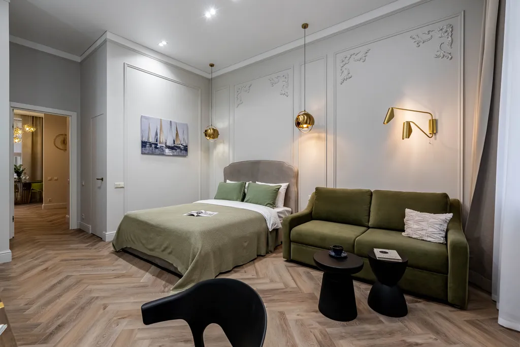 Квартира Квартира Апартамент Классика в Золотом треугольнике — Санкт-Петербург