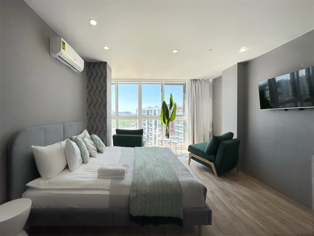 Видовая студия с шикарным видом около леса