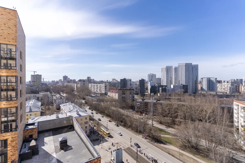 Квартира Квартира Нежная евродвушка в мятных тонах — Екатеринбург