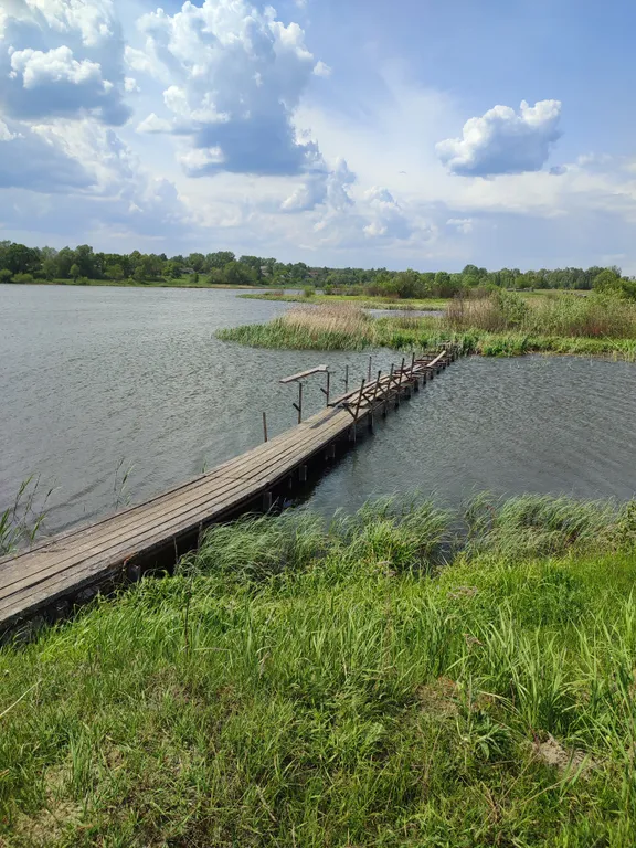 Дом с баней на озере