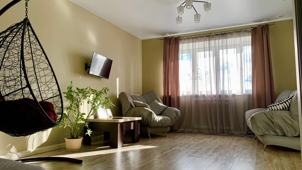 Апартаменты в центре с видом на Волгу