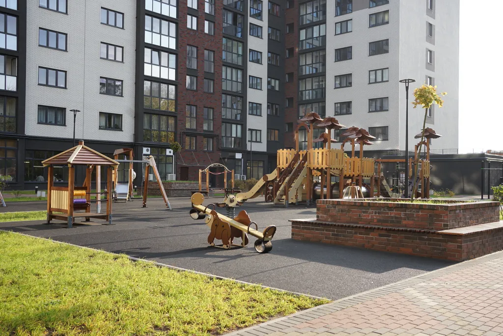 Квартира Квартира Уютная студия Синяя с панорамными окнами — Калининград