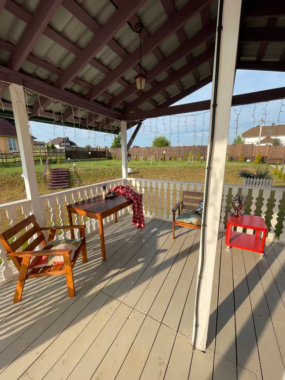 Деревянный домик со spa зоной