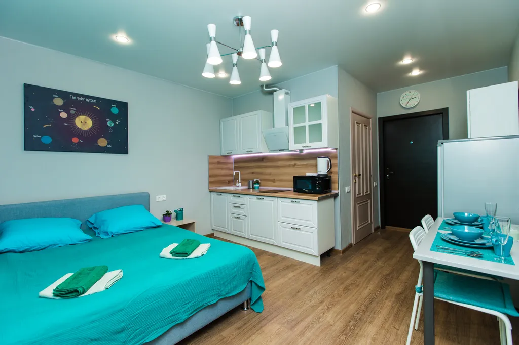 Квартира Стильная дизайнерская студия недорого — аренда посуточно в Москва