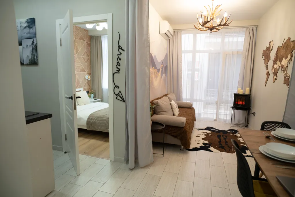 Квартира Дизайнерская студия у Казино Sochi — аренда посуточно в Эсто-Садок