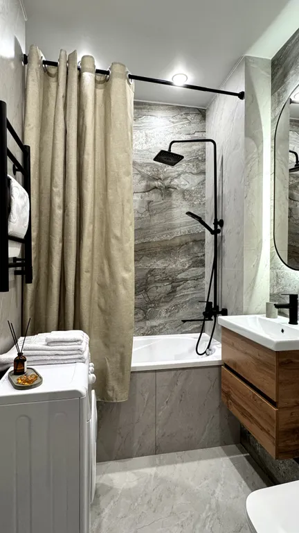 Квартира Уютная квартира в стиле ваби саби в центре жк самолеты — Краснодар