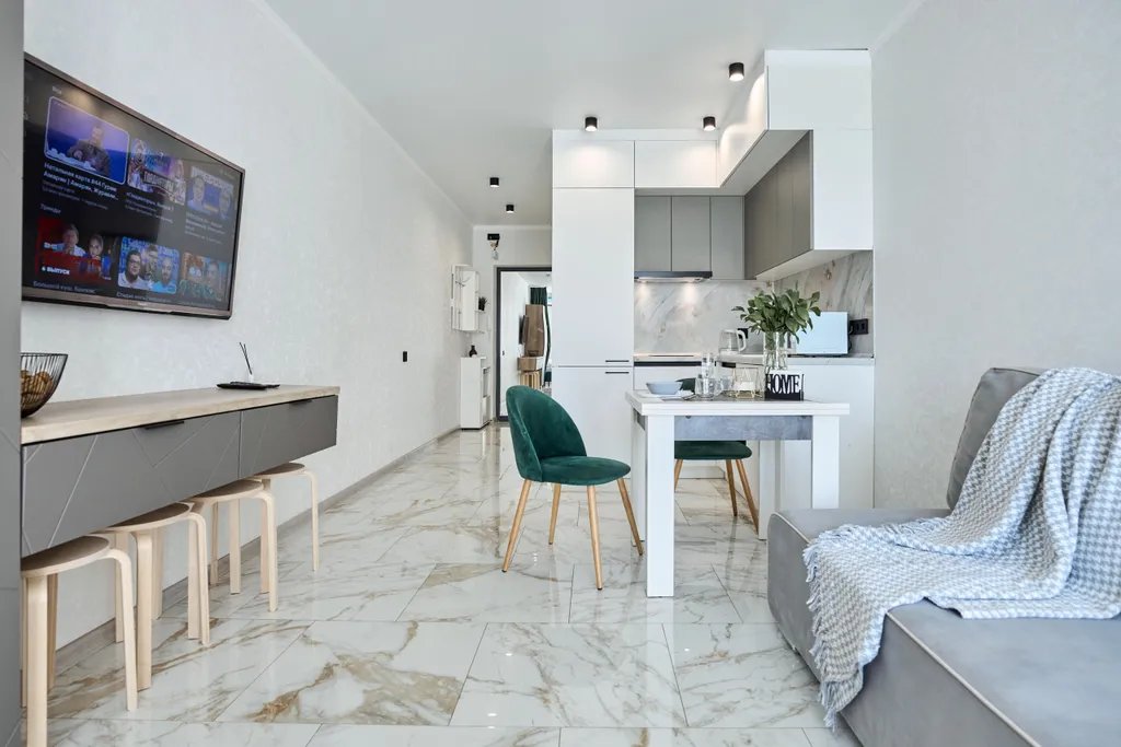 Шикарная студия с прекрасным видом на дон, с 25 этажа, для романтика