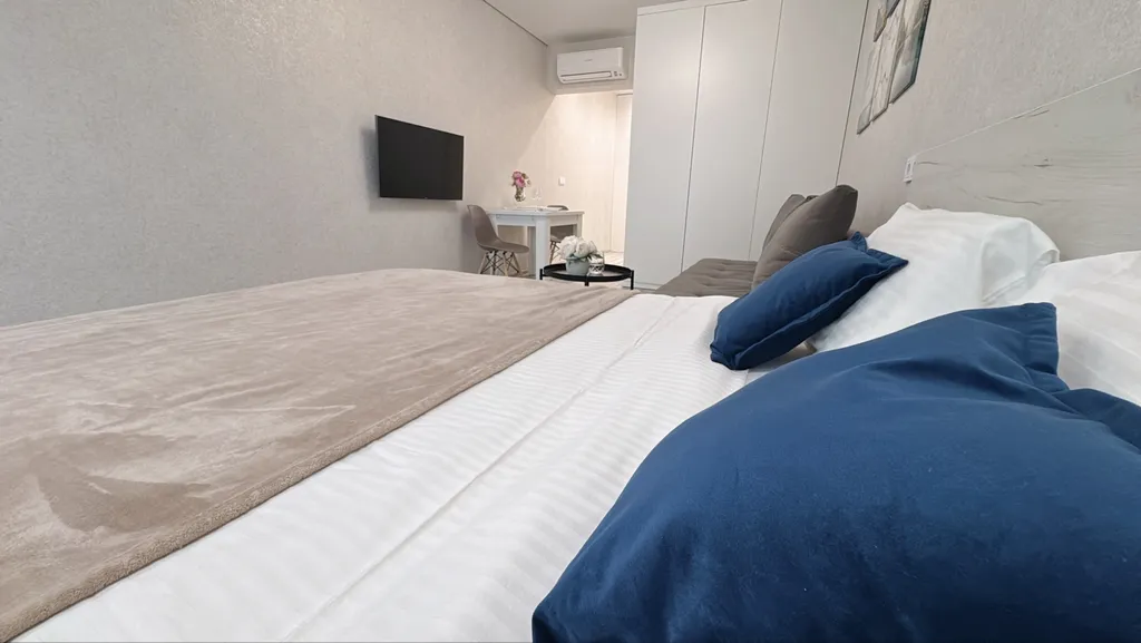 Квартира Квартира Уютая с видом на море, с балконом, бассейном на территории ЖК — Адлер