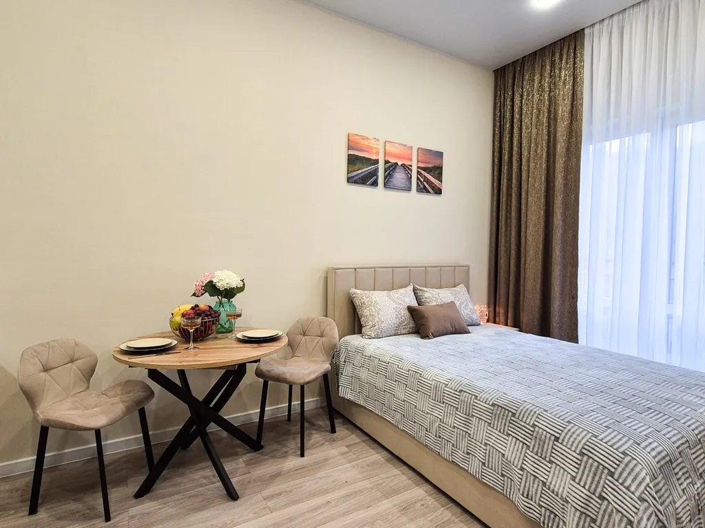 Апартаменты с видом на море, лес и горы