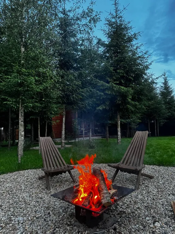 Уютный дом в лесу