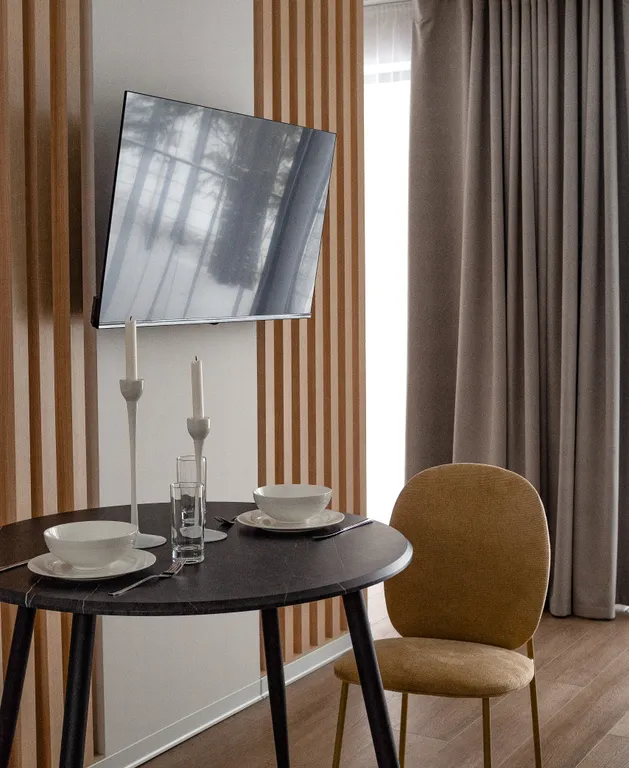 Уютный дом с видом на лес