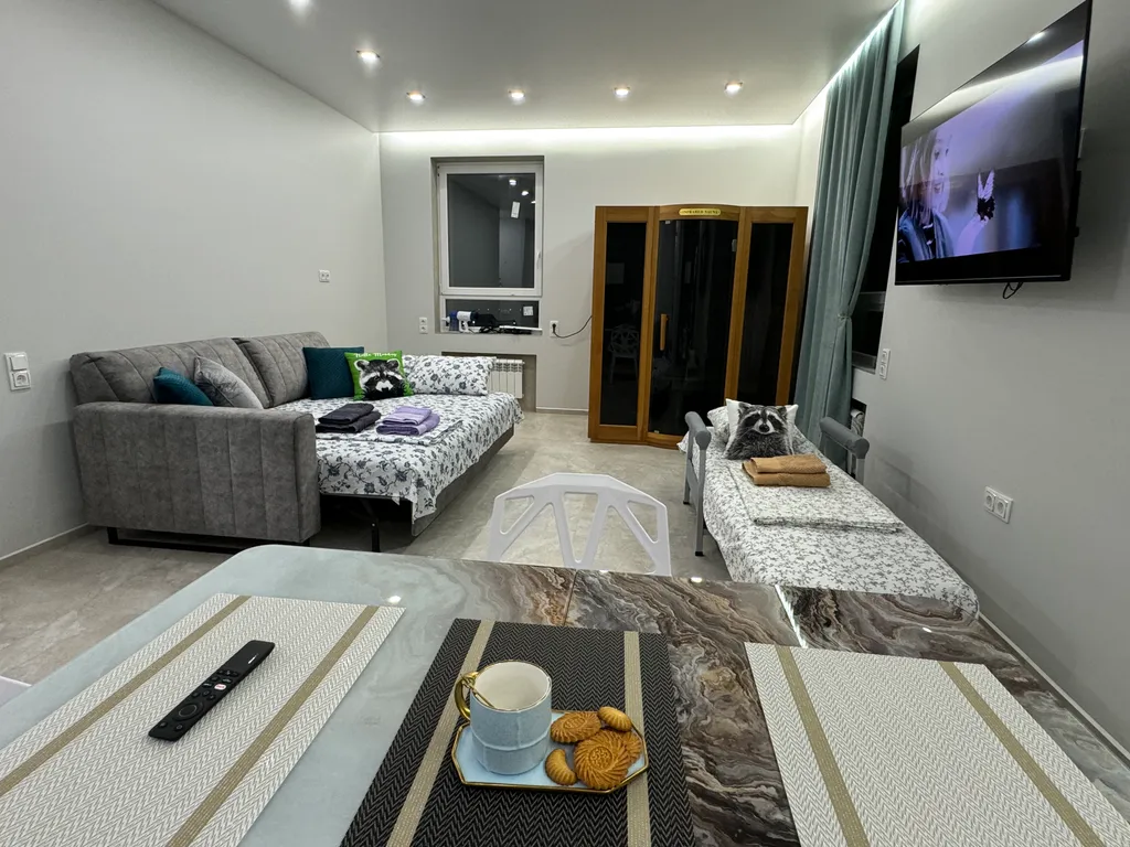 Квартира Квартира Relax sauna apartments рядом с Крокус и Чкалов арена — Москва