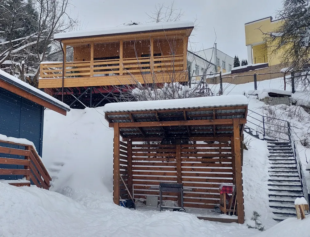 Домик на горе с сауной