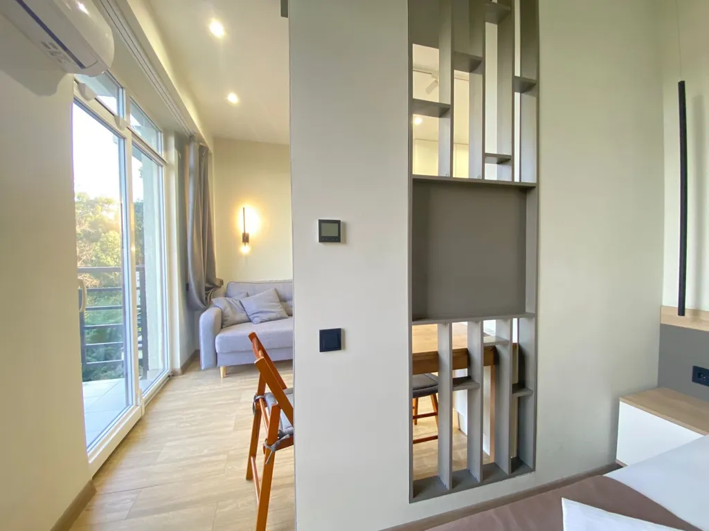 Квартира Квартира Стильная студия на первой береговой. Море всего 5 минут пешком! — Сириус