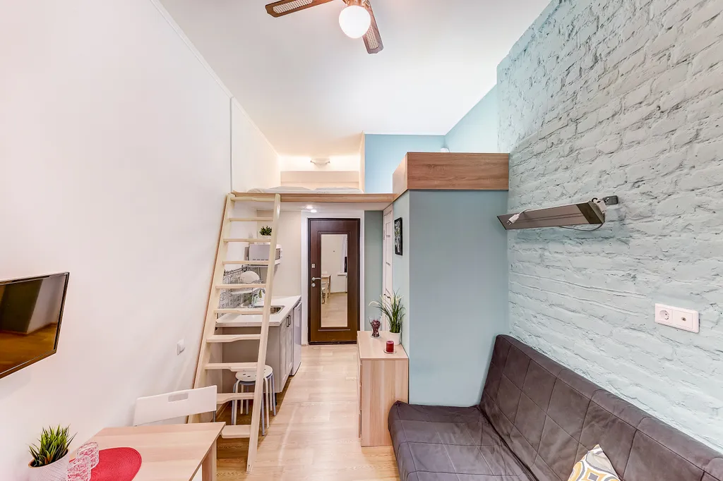 Квартира Квартира Двухуровневая студия в 5 минутах от метро Лиговский проспект — Санкт-Петербург