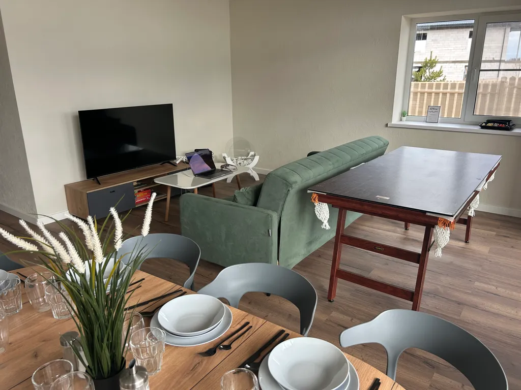 Эко-дом у озера с чаном, сауной и бильярдом