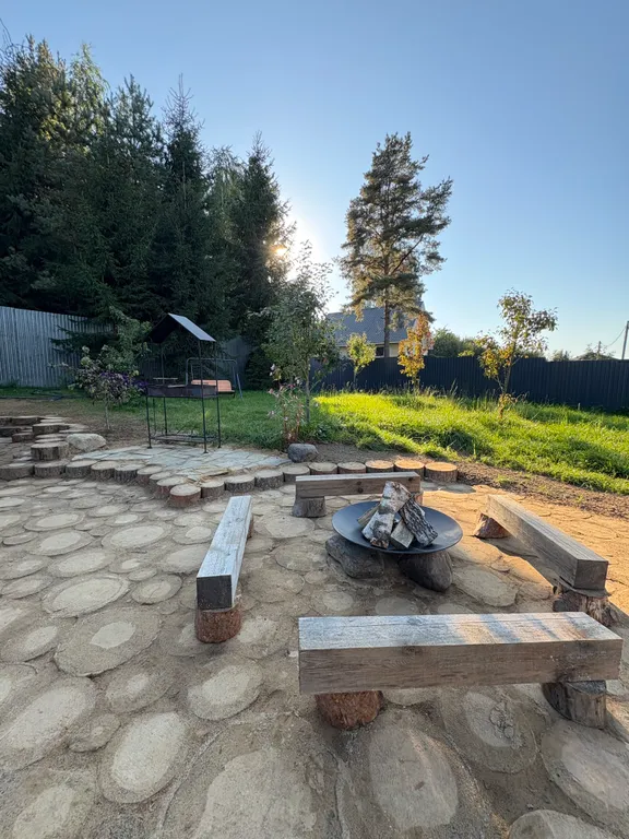 Коттедж Комфортный коттедж с сауной и купелью — Бугры