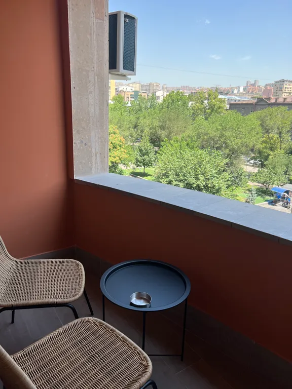 Студия с 2 раздельными кроватями и балконом