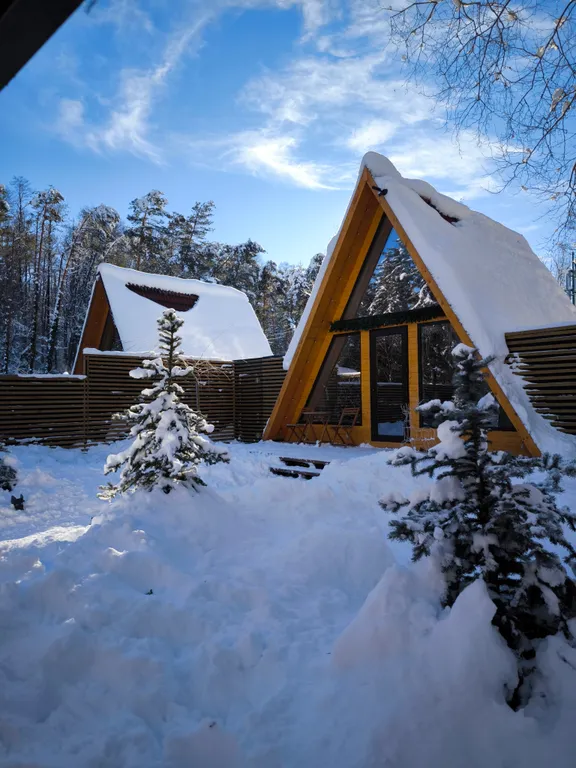 Дом в стиле Афрейм Дача у Горы