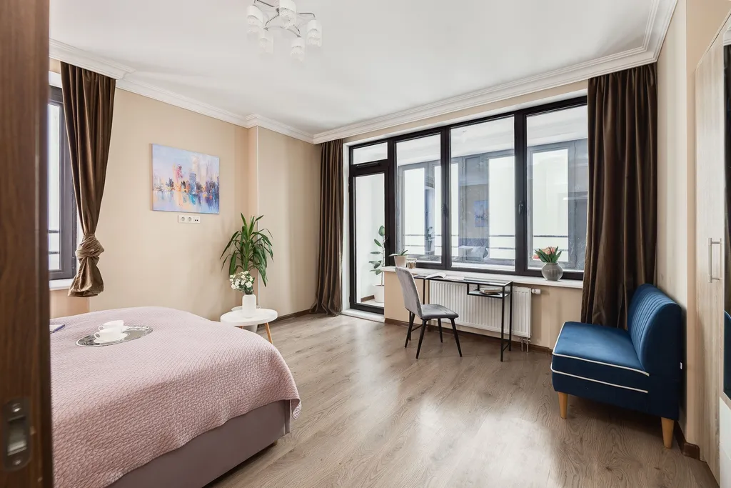 Квартира Апартаменты Symphony с 2 отдельными спальнями в жилом небоскребе — Москва