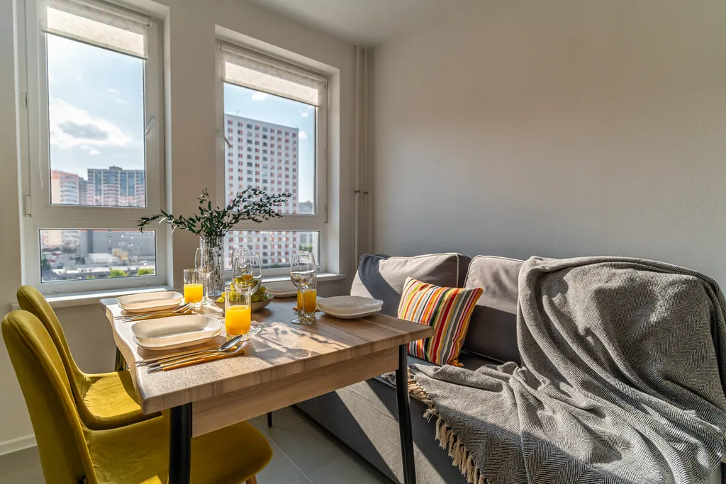 Стильная и уютная однокомнатная квартира с современным ремонтом в Новороссийске