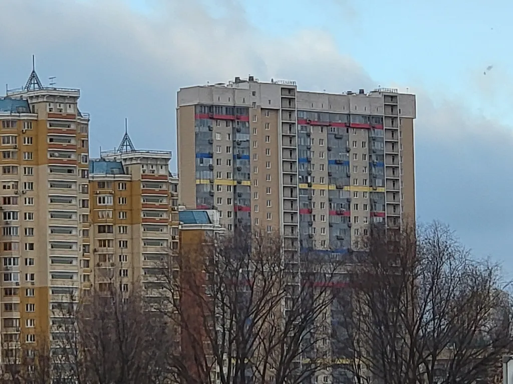 Лофт около Крокуса с видом на Москву