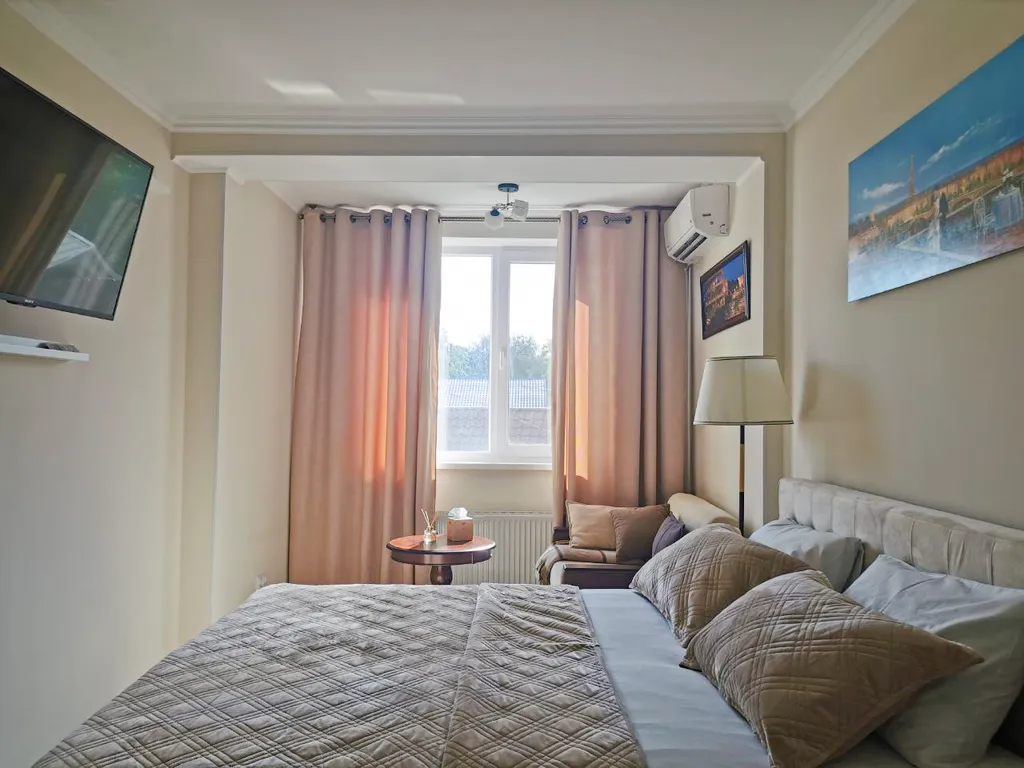 Квартира Квартира Lovely central 1BR apartment with a balcony — Кишинев