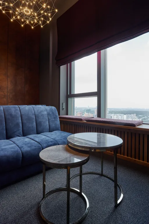 Квартира Квартира Современный двухуровневый лофт с потрясающим видом на Парк и Москву — Москва