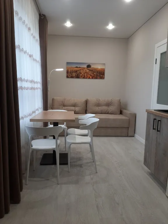 Квартира с участком, барбекю зона, закрытая территория, парковка